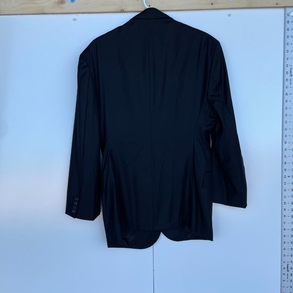 Black Brooks Brothers Golden Fleece 3-Button Suit Jacket - Picture 4 of 8